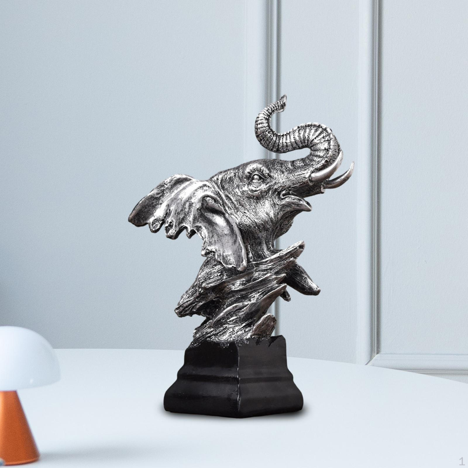 

- Скульптура из смолы Статуэтка Стильные аксессуары для дома серебряный