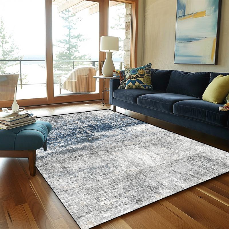 Tappeto Design Astratto Nordico Soggiorno Decorazione Moderna Casa Area Divano Tappeti Antiscivolo Salotto Lavabile Tavolini Tappetino da Pavimento