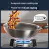 Supor 30cm Honeycomb Non-stick Stainless Steel Wok