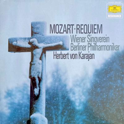 LP Record HERBERT VON KARAJAN BERLINER PHILH  Mozart Requiem Dmoll Kv626 2535257 DEUTSCHE GRAMMO 1977 Germany Classical Used