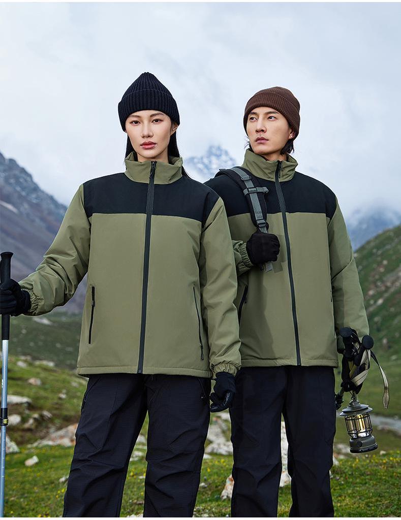 Enterprise Integrated Stand Collar Super Soft Windproof Waterproof Wear-resistant Mountaineering Jacket 8819
