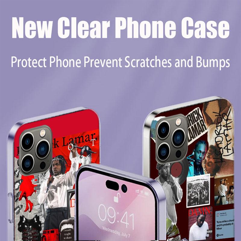 Kendrick Lamar DAMN Phone Case For Iphone 17 Air 15 Pro 14 Plus 16 Pro Max 12 13 Mini 11 16E X XS Cover Cute Fundas