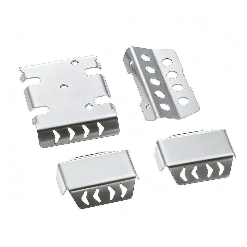 FOR RGT LC Racing LC79 1/10 86160 Chassis Armor Guard Set 4PCS Skid Plate & Frame Upgrade Parts for RC Crawler Car