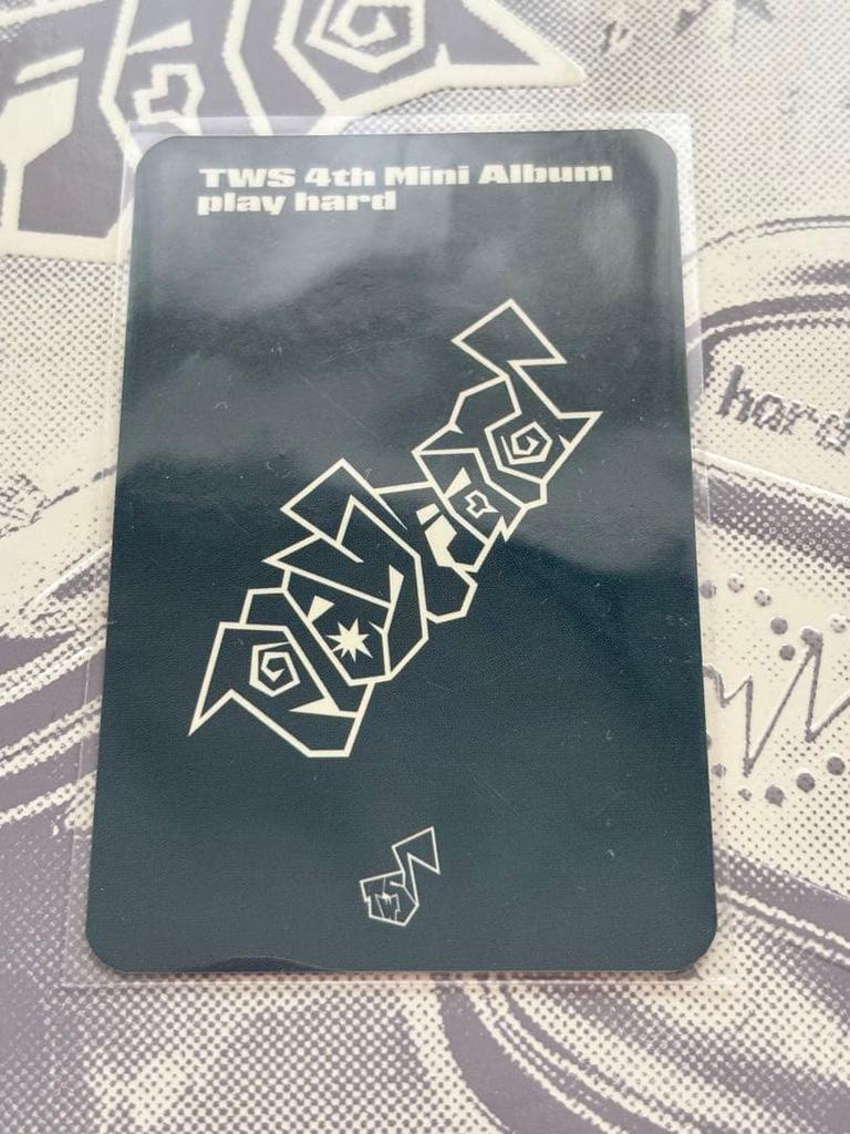 [USED] TWS Playhard Jihoon GS25 Lakidro Korea Exclusive Trading Card