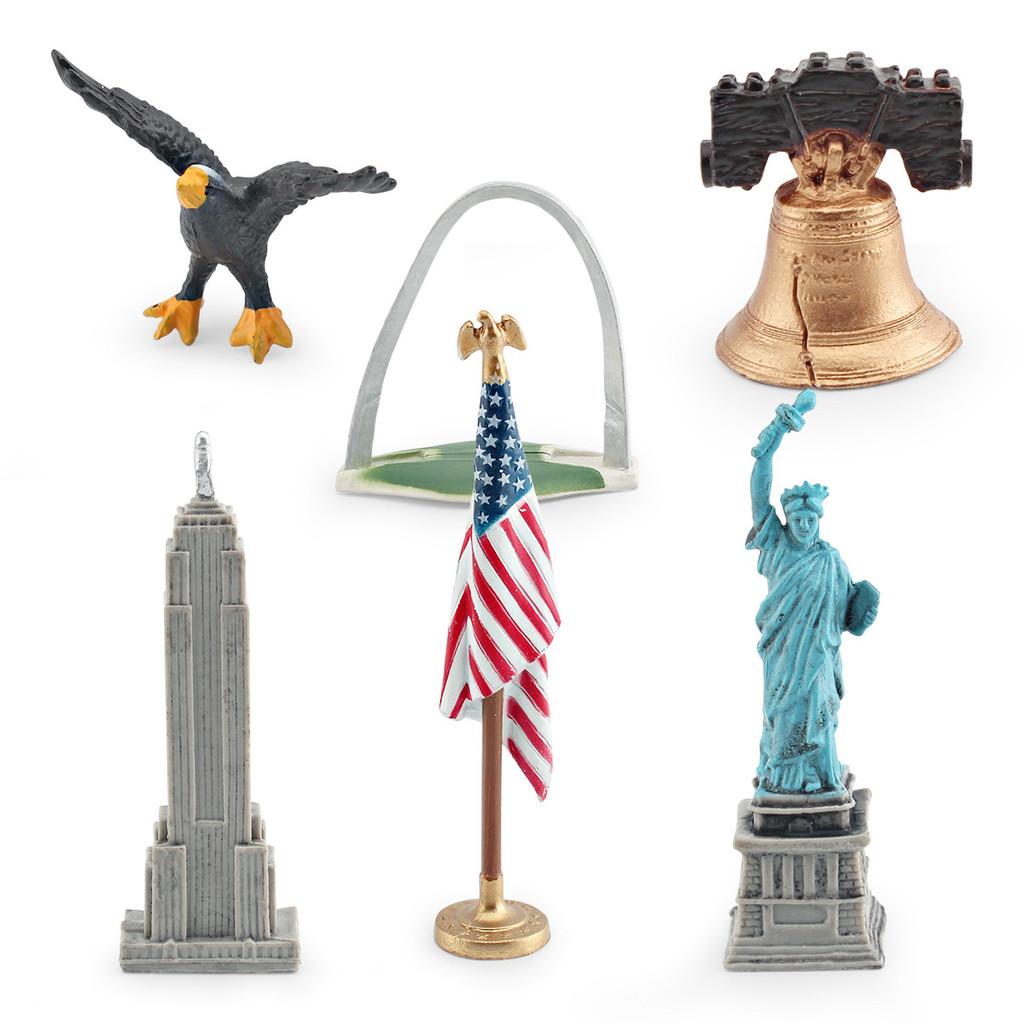 Statue Of Liberty Pvc Model With Educational Design For Kids Learning And Display