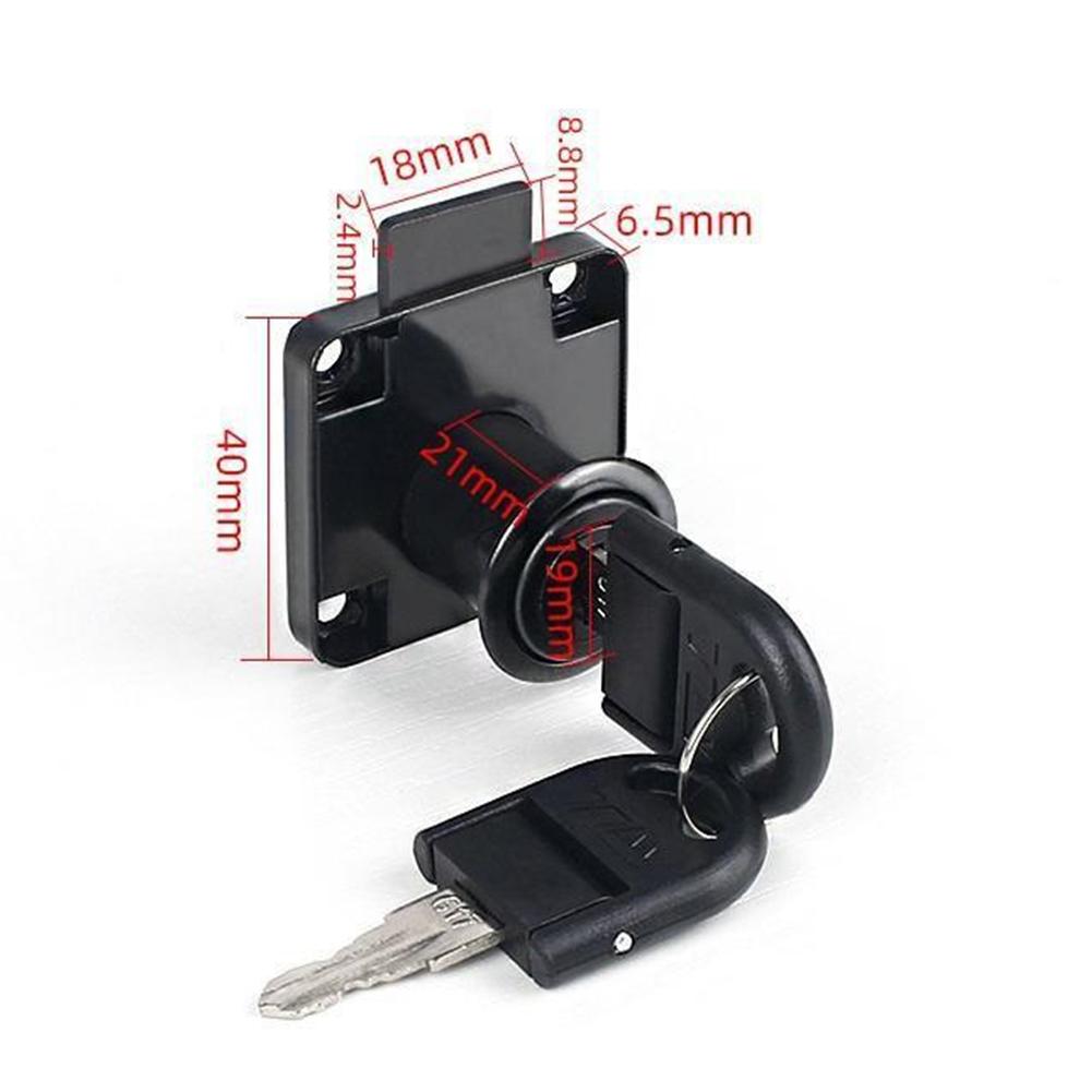 Cabinet Drawer Latch Locks Mailboxes Lock Furniture Hardware Wardrobe Cabinet Door Locks Bedside Bookcase Lock With 2 Keys