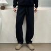 [Casual pants] Autumn and winter new sweatpants loose and versatile sweatpants straight simple trousers men's elastic waist