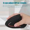 2.4GHz Wireless Mouse Adjustable DPI Vertical Mouse Lefty Design Optical Mouse  Office