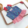 PETCIRCLE Pet Cherry Denim Dress Cute Outfit Dogs Cats
