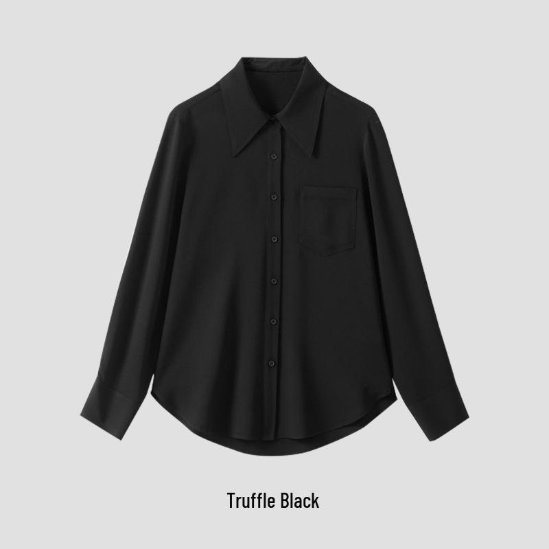 Rongtai Women's Lightweight Non-Iron Cloud-Like Shirt – Spring 2026 Versatile Commuter Top
