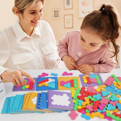 Children'S Educational Three-Dimensional Puzzles Variety Of Building Blocks Quick-Fix Puzzles Puzzles Enlightenment Intellectual Development Toys