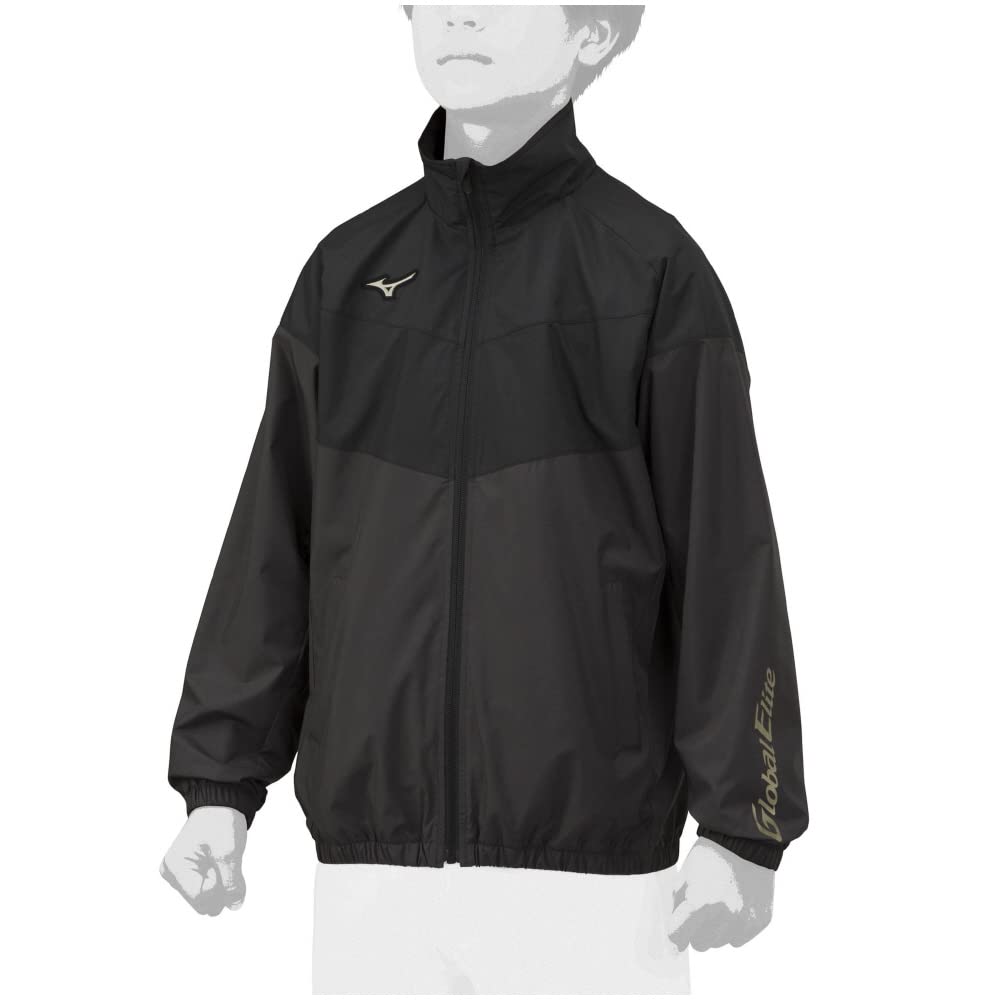 

MIZUNO Baseball Junior Global Elite Windbreaker Jacket 12JE2W76 Black 150 09