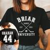 Briar University Graham 44 Hockey Zweiseitiges T-Shirt Briar U Hockey Romanze Tee Unisex Kurzarm T-Shirt Buchliebhaber Geschenk Shirt