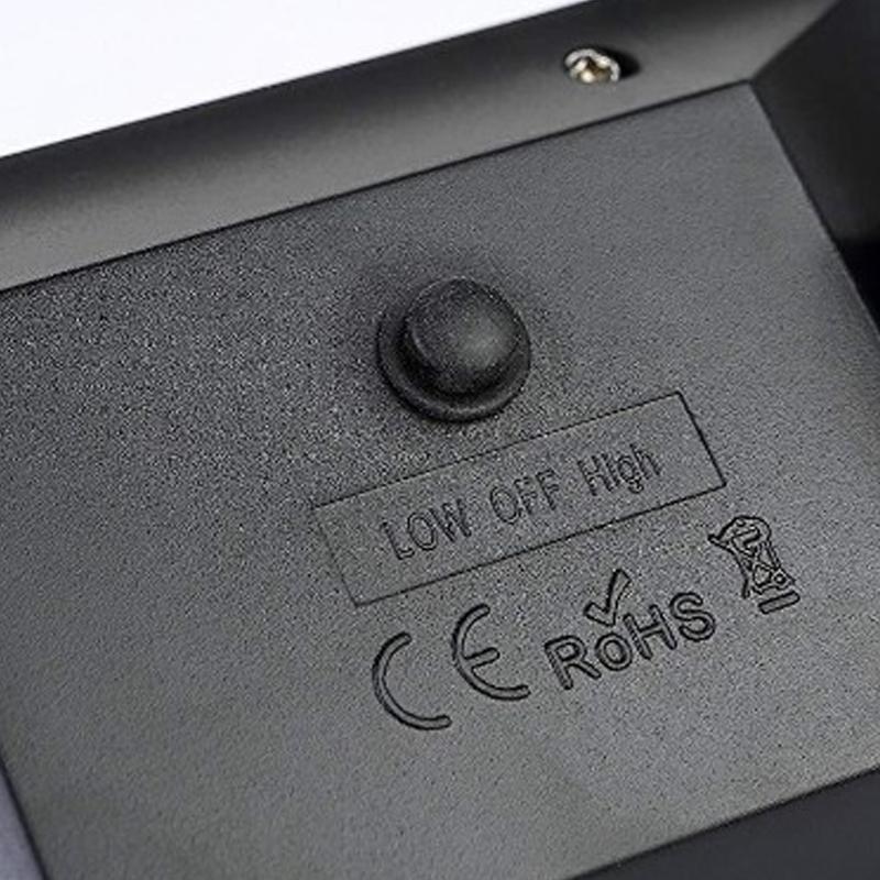 Ground Light Colorful ABS with Double Rotatable Joint Solar Spotlight for Outdoor Courtyard Garden