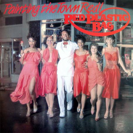 

LP Record RED PLASTIC BAG - Painting The Town Red PS009 Pond Side 1986 Barbados Folk Used