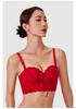 Big red bra set, zodiac year underwear, women's suit, big red bra, underwear, women gathering, wedding bride bra