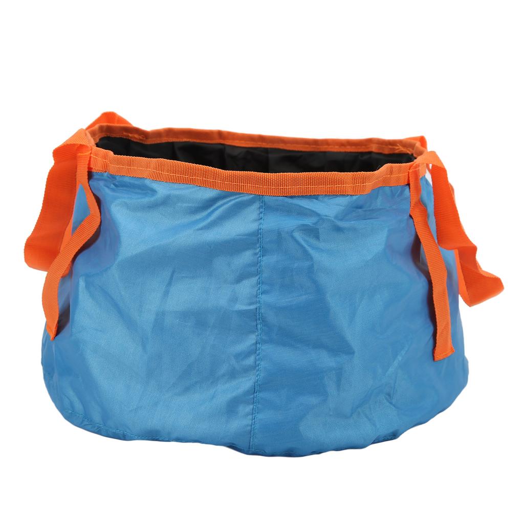 Faltbares Becken für den Außenbereich, rund, robust, verschleißfest, fest, zuverlässig, tragbares Becken für Reisen, Camping, blau