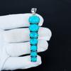 Natural Turquoise Pendant, 925 Sterling Silver Pendant, Handmade Pendant, Antique Pendant, Turquoise Gemstone Pendant, Valentine's Day Gift
