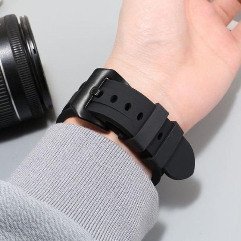 Watch bandPaneraiWatch strap for men and womenPAM11Silicone Rubber Belt Waterproof Watch Strap20mm 24mm26mm