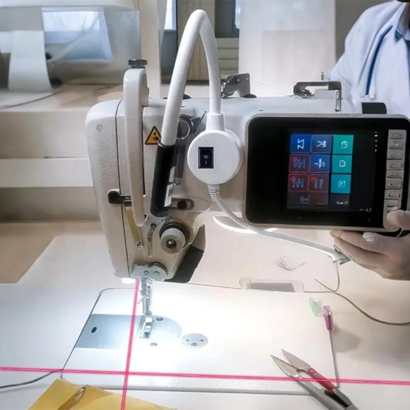 Červené/Zelené Laserové Polohovací Světlo Přenosné Magnetické Polohovací Světlo na Quilting Linka/Kříž/Bod USB Pracovní Světlo Příslušenství k Šicímu Stroji
