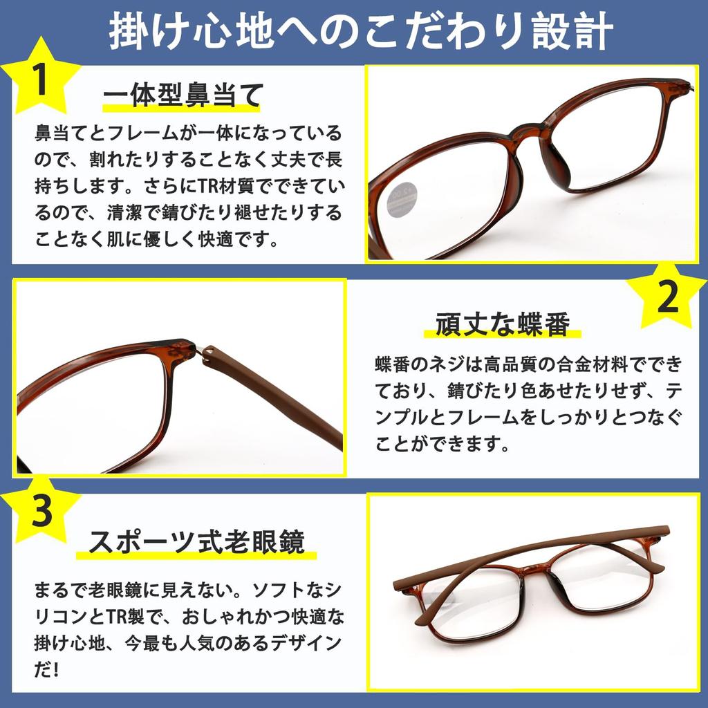 Reading Glasses with Blue Light Wellington UV Shape Memory for Women and Men [JINSCOOP] Blocking, Portable, Lightweight, Stylish, Frame, Protection,