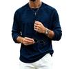 Men's Vintage Raglan Long Sleeve Crewneck T-Shirt Casual Base Layer Top for Everyday Wear
