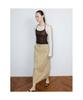 Diaepeocheo Pocket H Line Skirt Beige (Ta6227A01A)