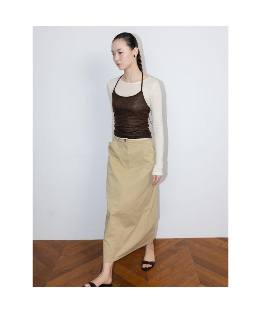Diaepeocheo Pocket H Line Skirt Beige (Ta6227A01A)