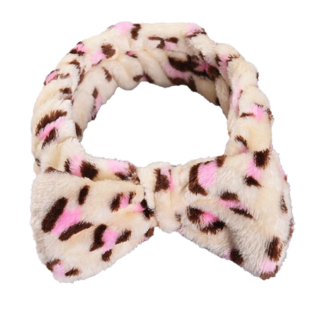 Stirnbänder Schleife Knoten Elastisch Verstellbar Flanell Schweißband Geknotetes Wickel Ornament Haaraccessoires Haarband für Gesichtswäsche