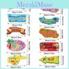 Themed Hawaii Summer Beach Party Paper Cartoon Pattern Signage Decoration Props