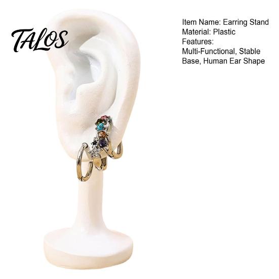 Talos Human Ear Earrings Holder, 3D Printed Earring Stand, Shape Jewelry Hanger Display Stand for Dresser Countertop