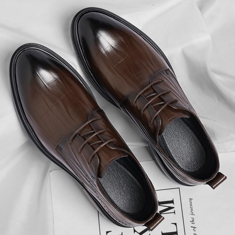 Wedding Formal Oxfords Shoes Business Casual Office Shoes for Men Classic Pointy Men's Business Shoes Comfy Male Derby Footwear
