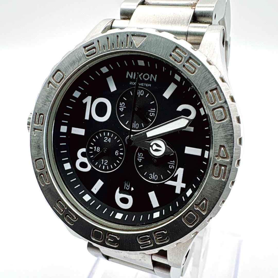 Used New battery working item NIXON Nixon chronograph men s watch