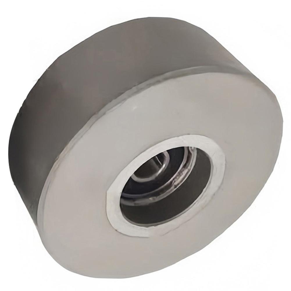 Gray Rubber Press Wheel Compact Rubber Wheel Design Woodworking Bearing Roller Bearing Integration Smooth Finish