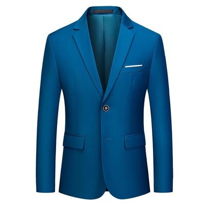 Einfarbige Business-Casual-Anzugjacke für Herren – Kollektion Frühjahr/Herbst 2024