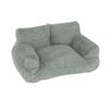 Plush Fabric Miniature Sofa Cushion for Small Pets Soft Stuffed Couch Style Bed for Dogs Cats Rabbits Indoor Use Washable Design