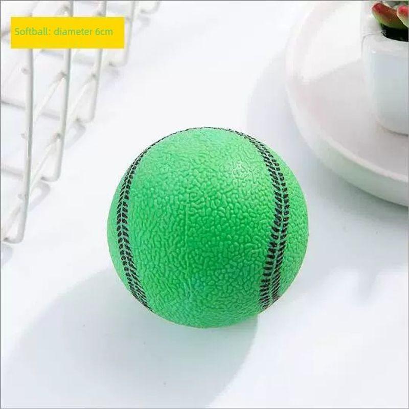 

Vocal Toy Ball Molar Rod Bichon Shiba Inu Dog Solid softball (random color)