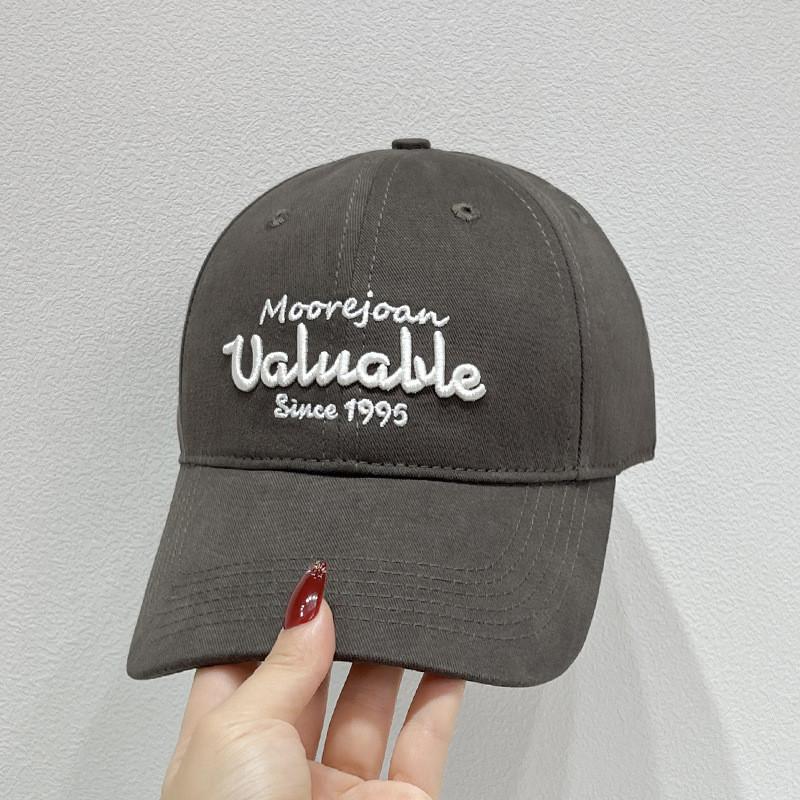 Bestickte Baseballkappe ohne Marke mit verstellbarer Passform für Frühling und Herbst Sonnenschutz