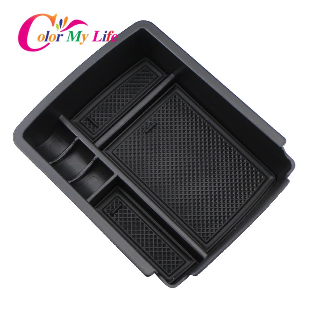 Color My Life Armrest Box for Volkswagen VW Golf 7 Mk7 VII 5G GT I R 2013- Central Armrest Storage Box Container Holder