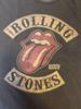 [USED] Official Rolling Stones Vintage T-Shirt with Lip Logo, Black, Size XL