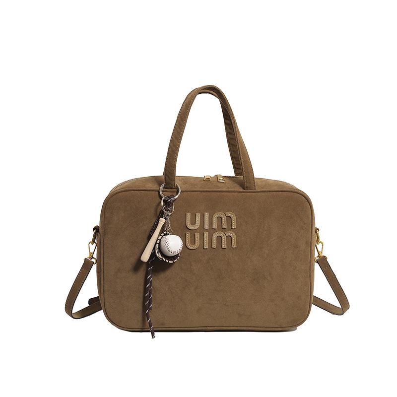 Damen Retro High-End Umhängetasche - Vielseitige kleine quadratische Tasche für Arbeit, Pendeln, Reisen und mehr.