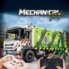 Remote Control Compressed Garbage Truck Building Blocks City Sanitation Technical RC Car Model Bricks Kids Toys Holiday Gifts