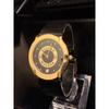 Used  (Rare) Bulova] Bulova quartz watch black/gold