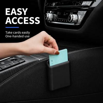 Multifunction Car Organizer, Auto Seat Crevice Card Ticket Storage Box Bracket Stand Universal Car Accessories Interior