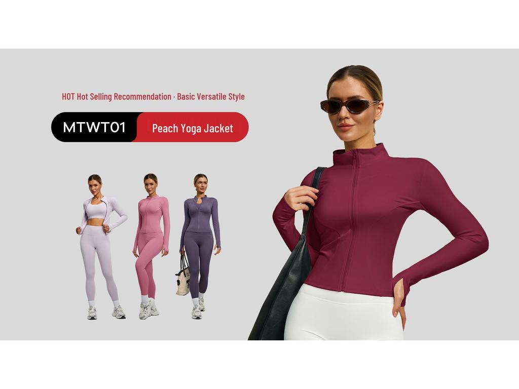 Spring/Summer Windproof Reflective Slim-Fit Yoga & Running Fitness Set