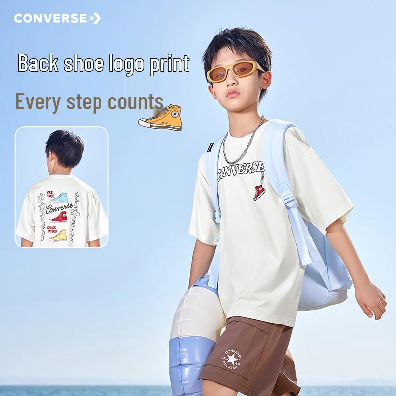 Converse Youth Printed Short Sleeve T-Shirt