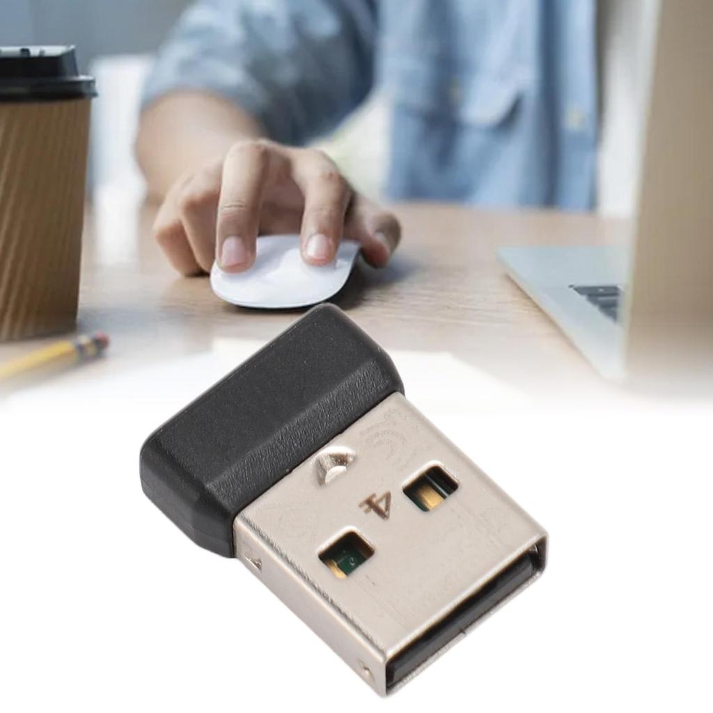 USB GHz Wireless USB Unifying Receiver USB Mouse Adapter with Mousepad for G304 Wireless Mouse Receiver, 2.4