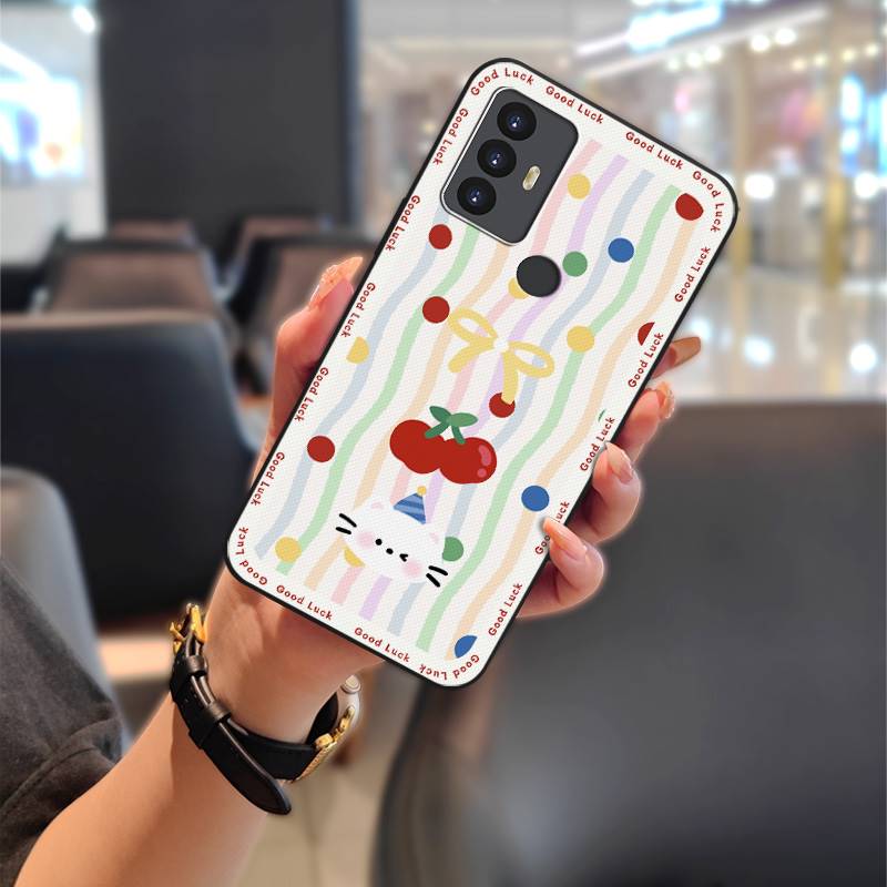 Cartoon Graffiti Phone Case For TCL 30SE/30E/306/305/Sharp Aquos V6/V6 Plus Shockproof Soft Case Cute Durable Animals