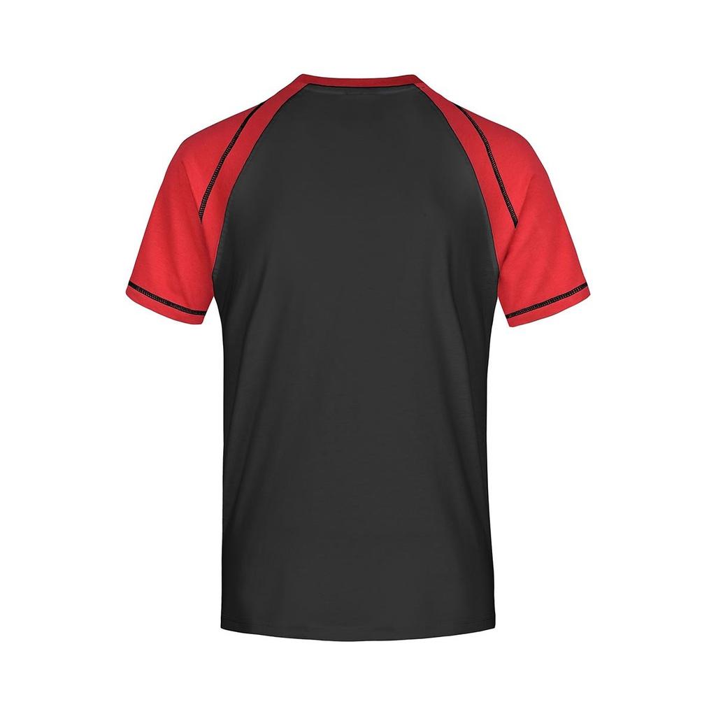 James and Nicholson Mens Contrast Raglan T-Shirt