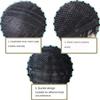 European and American Fashion Wig Short Hair Female African Black Short Hair Chemical Fiber Mechanism Headgear  